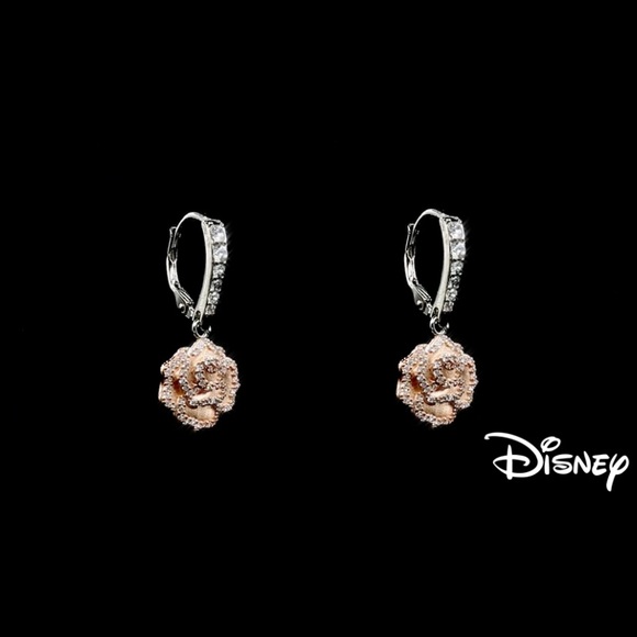 18k Gold Disney Beauty and the Beast Earrings - Picture 6 of 13